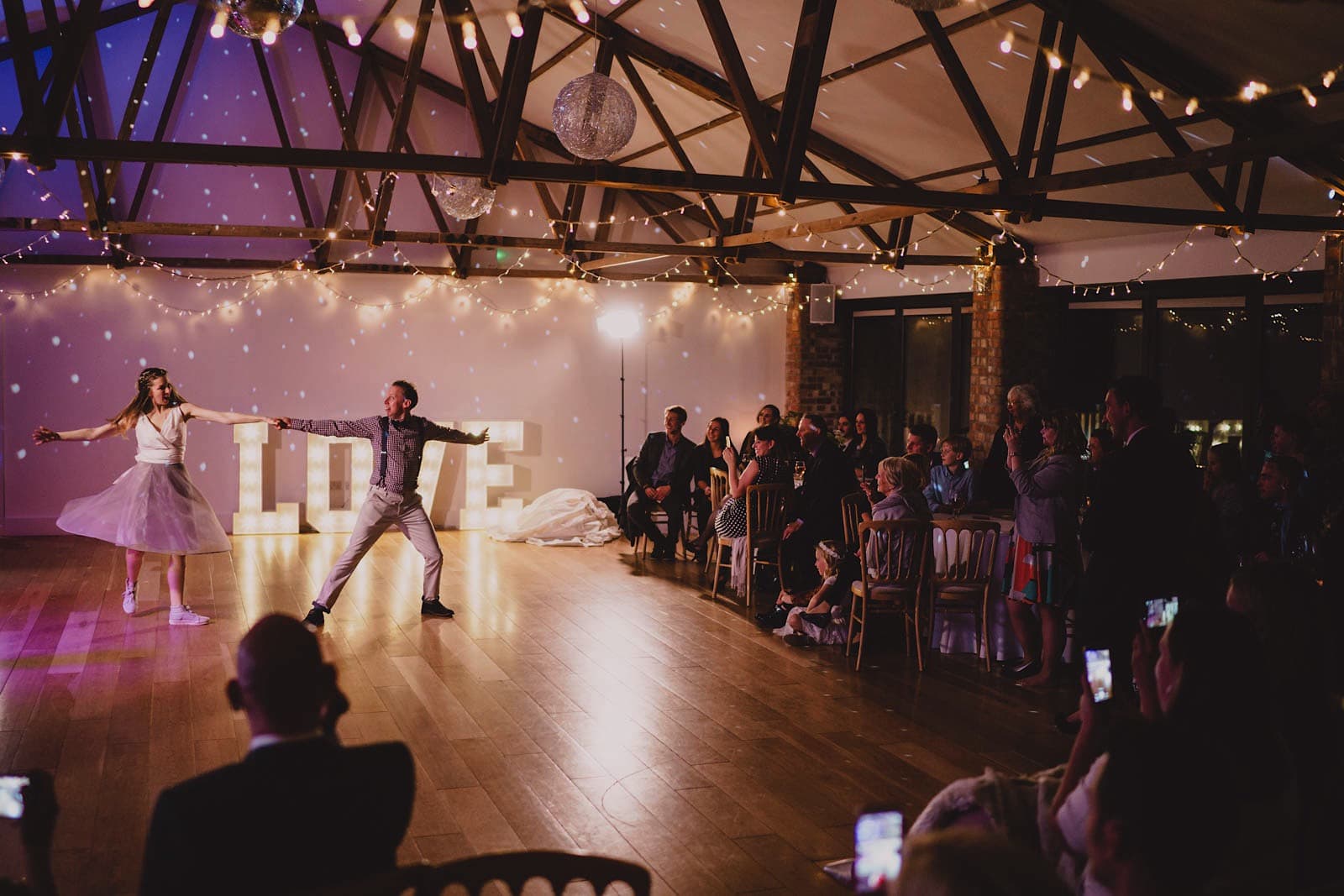 Wedding first dance at The Green